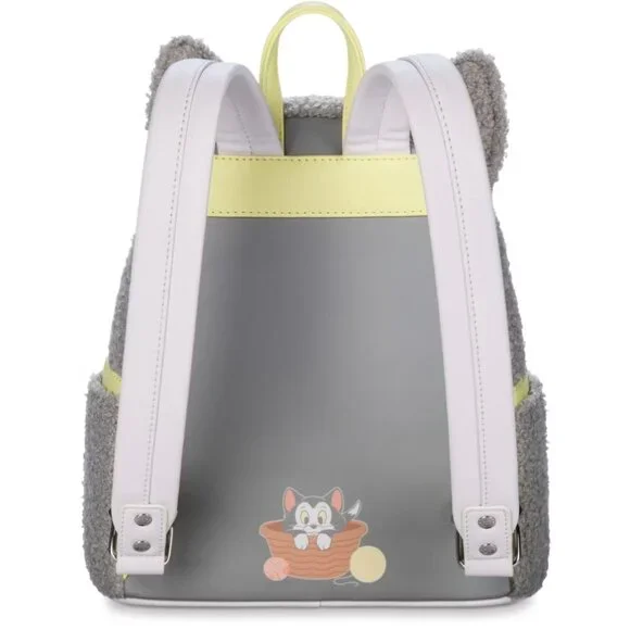 New Loungefly Figaro Pinnochio Cat Disney Chenille Pastel Disney Parks Loungefly Figaro Pinocchio Cat Pastel Mini  main image 3